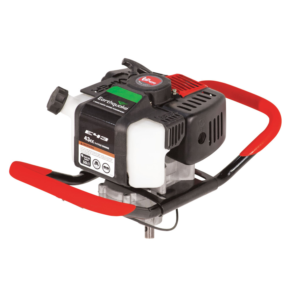 Earthquake 1-Person Earth Auger Powerhead – 43cc 2-Cycle Viper Engine - Ascmtools