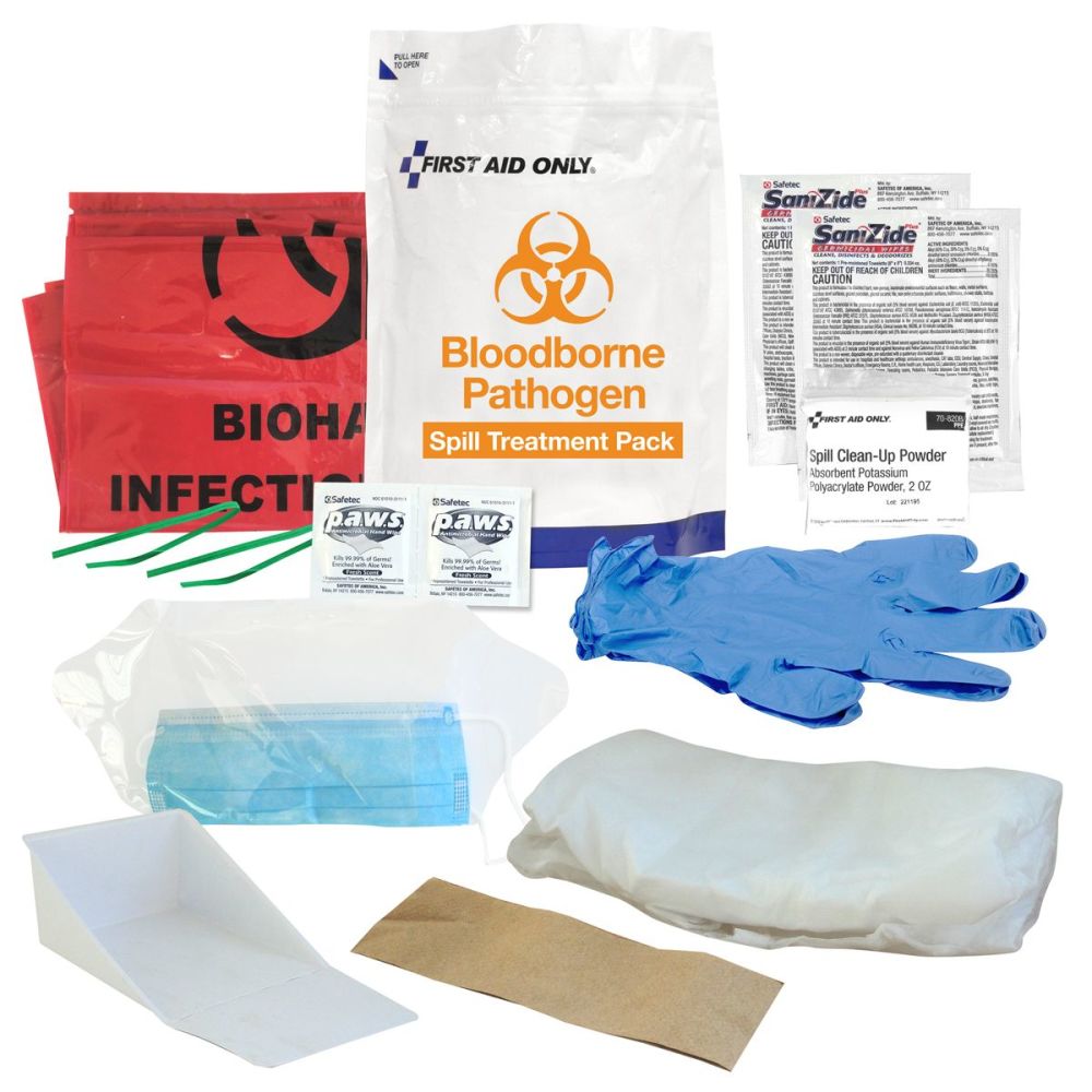 First Aid Only BBP Treatment Pack Kit - Ascmtools