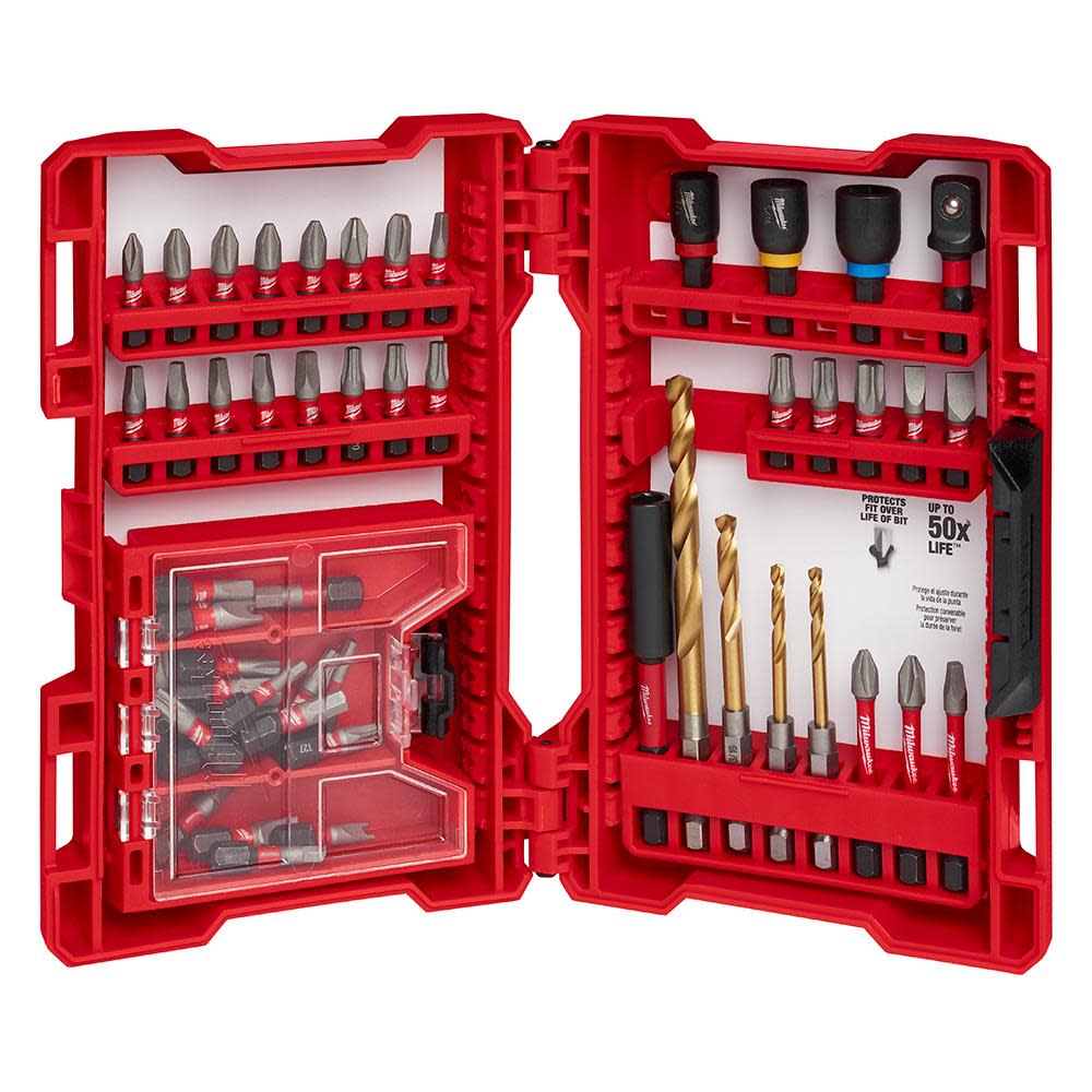 Milwaukee SHOCKWAVE 52-Piece Impact Drill and Drive Set - Ascmtools