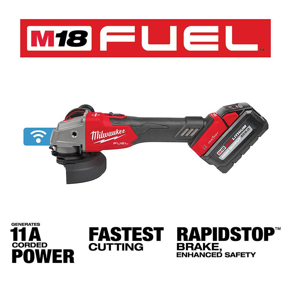 Milwaukee M18 FUEL 4 1/2″ / 5″ Braking Grinder ONE KEY Slide Switch Lock On Kit - Ascmtools