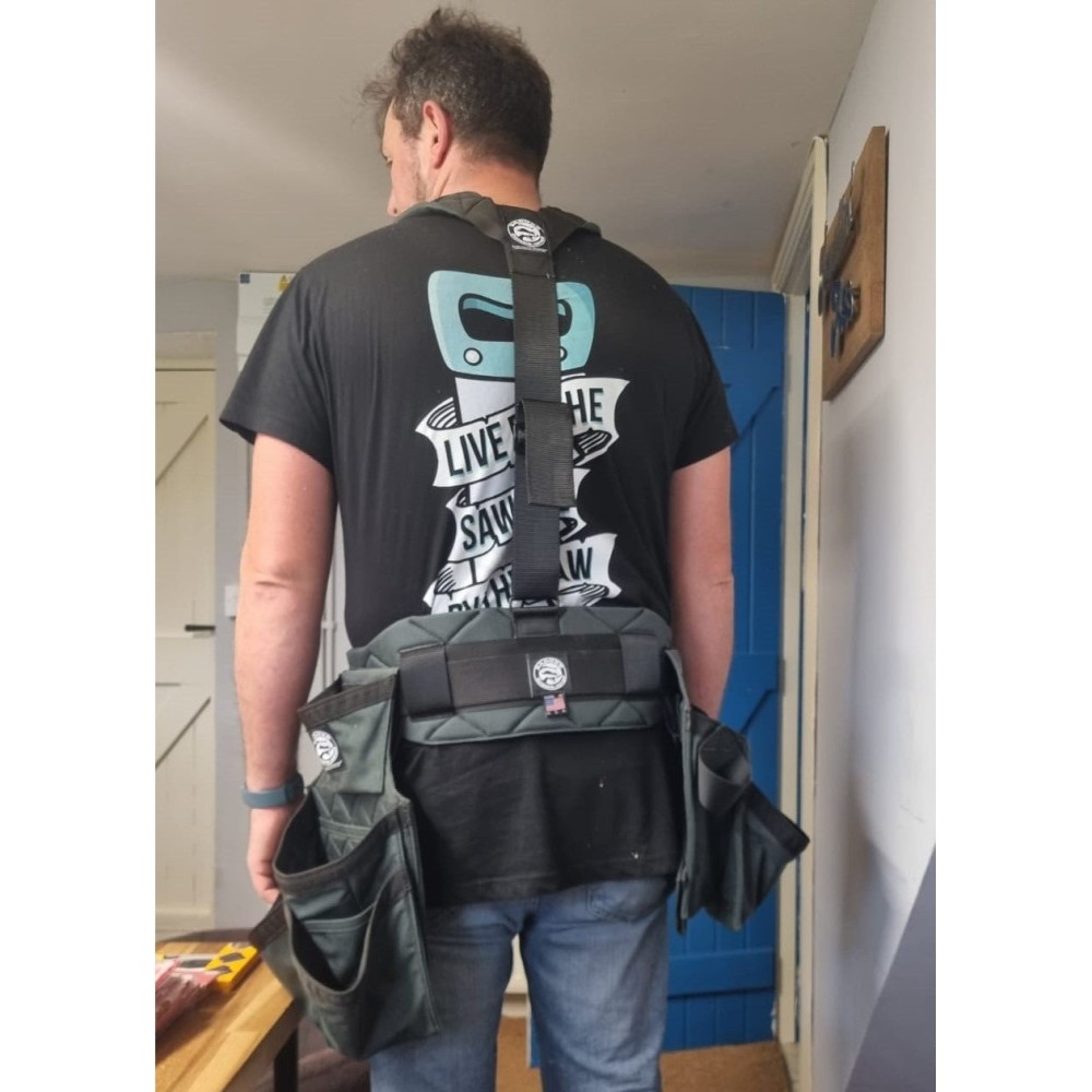 Occidental Leather Badger Tool Belt Suspender Gunmetal Gray - Ascmtools