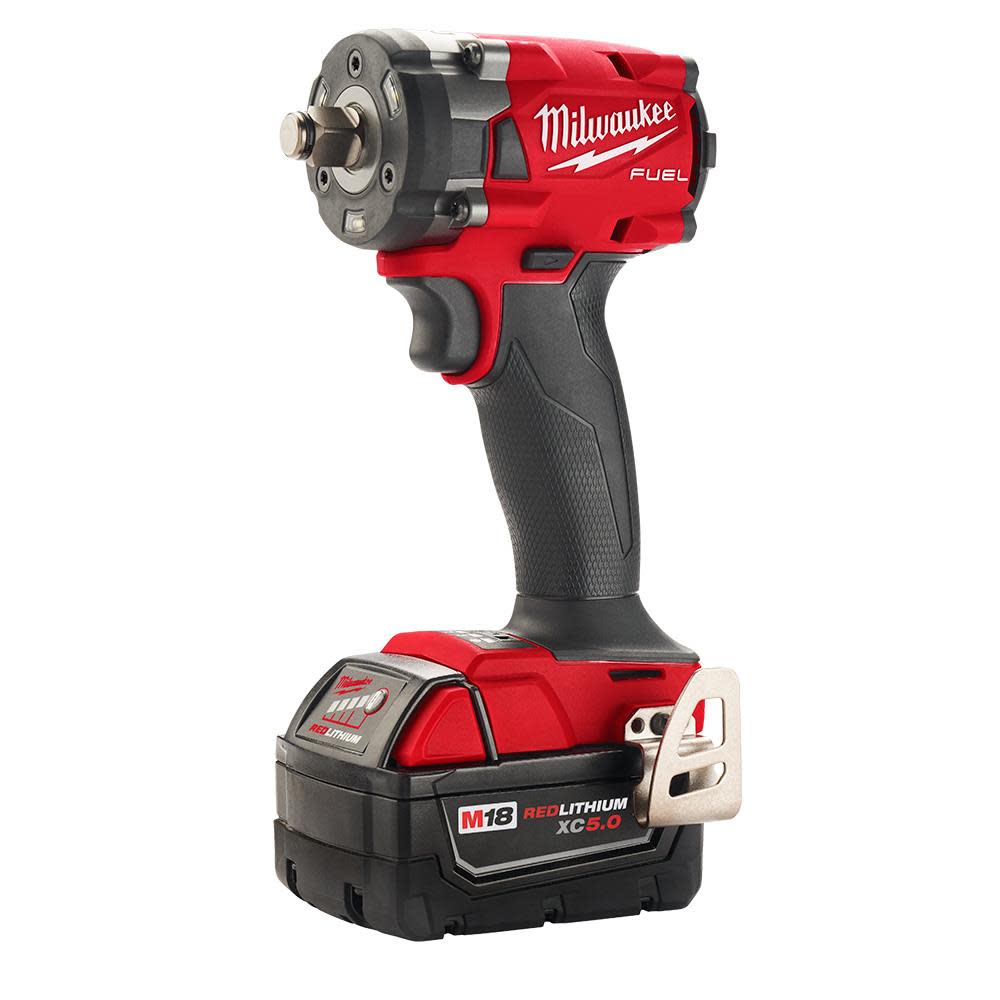 Milwaukee M18 FUEL 1/2″ Compact Impact Wrench with Friction Ring Kit - Ascmtools