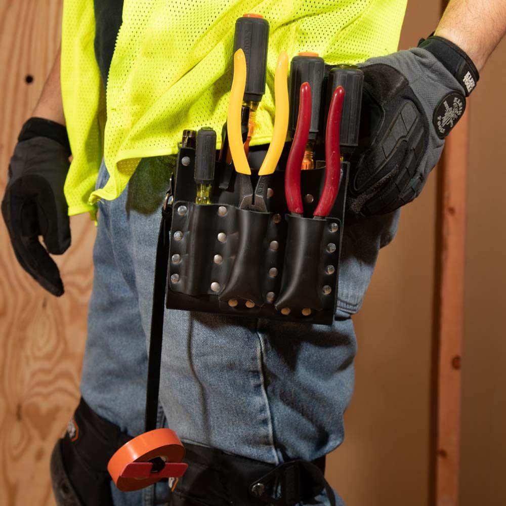 Klein Tools 10-Pocket Tool Pouch - Ascmtools