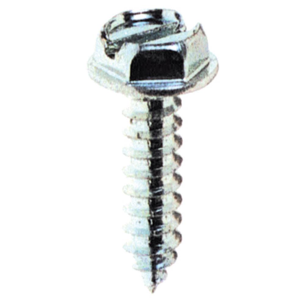 Pro Twist 8 X 1In Zinc 1/4 Slotted HWH S/P PT - Ascmtools