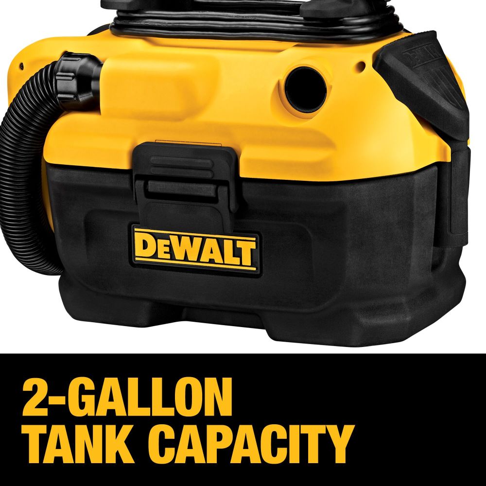 DEWALT 20V MAX 2 Gallon Vacuum Wet/Dry Bare Tool - Ascmtools