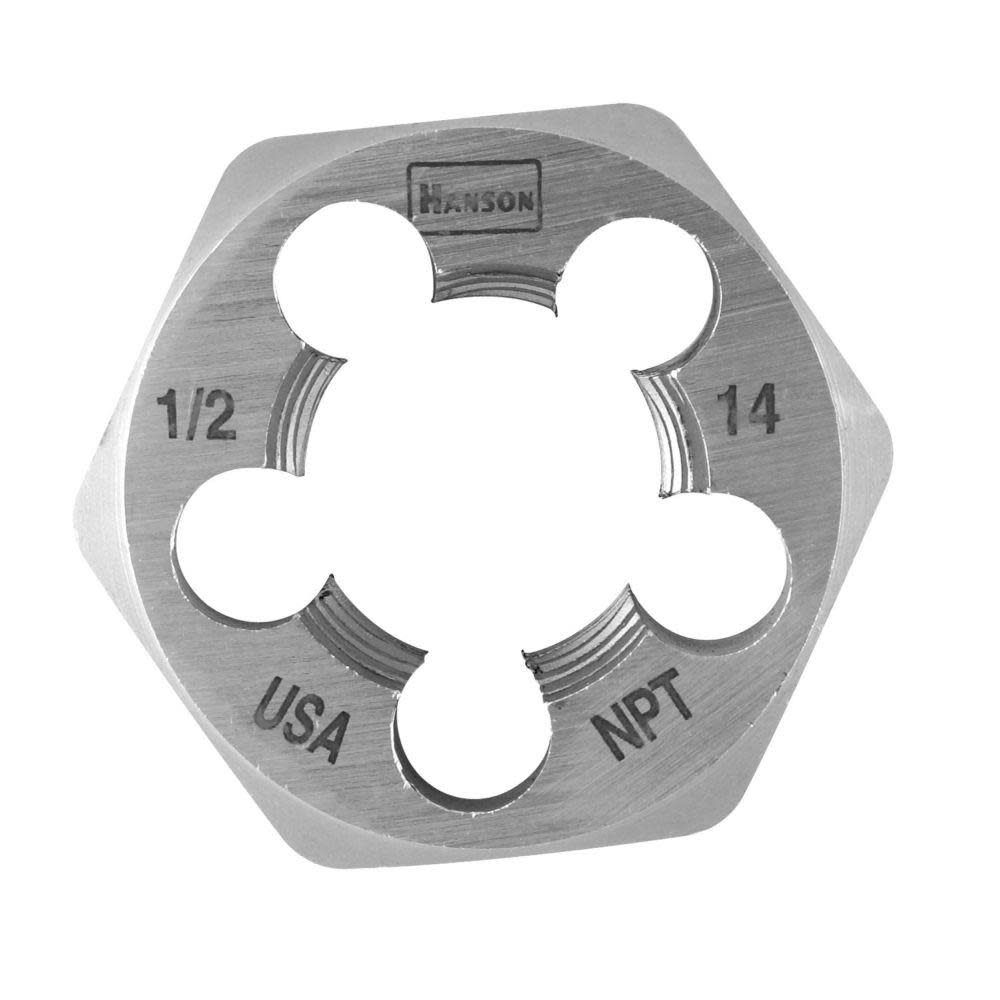 Irwin 1/2-14 x 1-7/16 In. NPT Taper Pipe Die (HCS) - Ascmtools