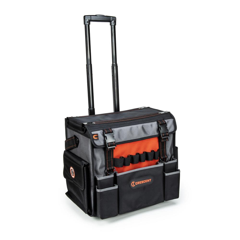 Crescent 18″ Tradesman Rolling Tool Bag - Ascmtools