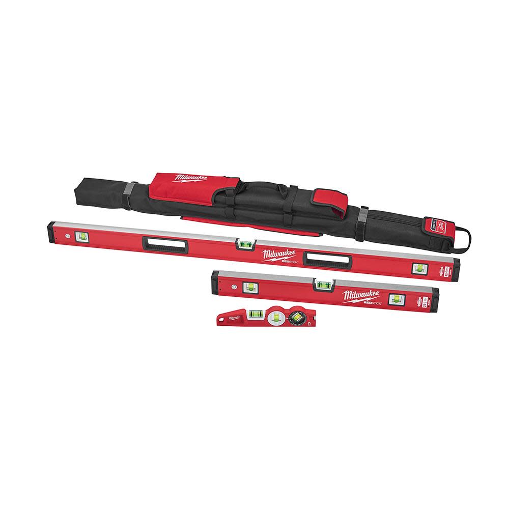 Milwaukee REDSTICK Starter Level Set – Non-Magnetic - Ascmtools