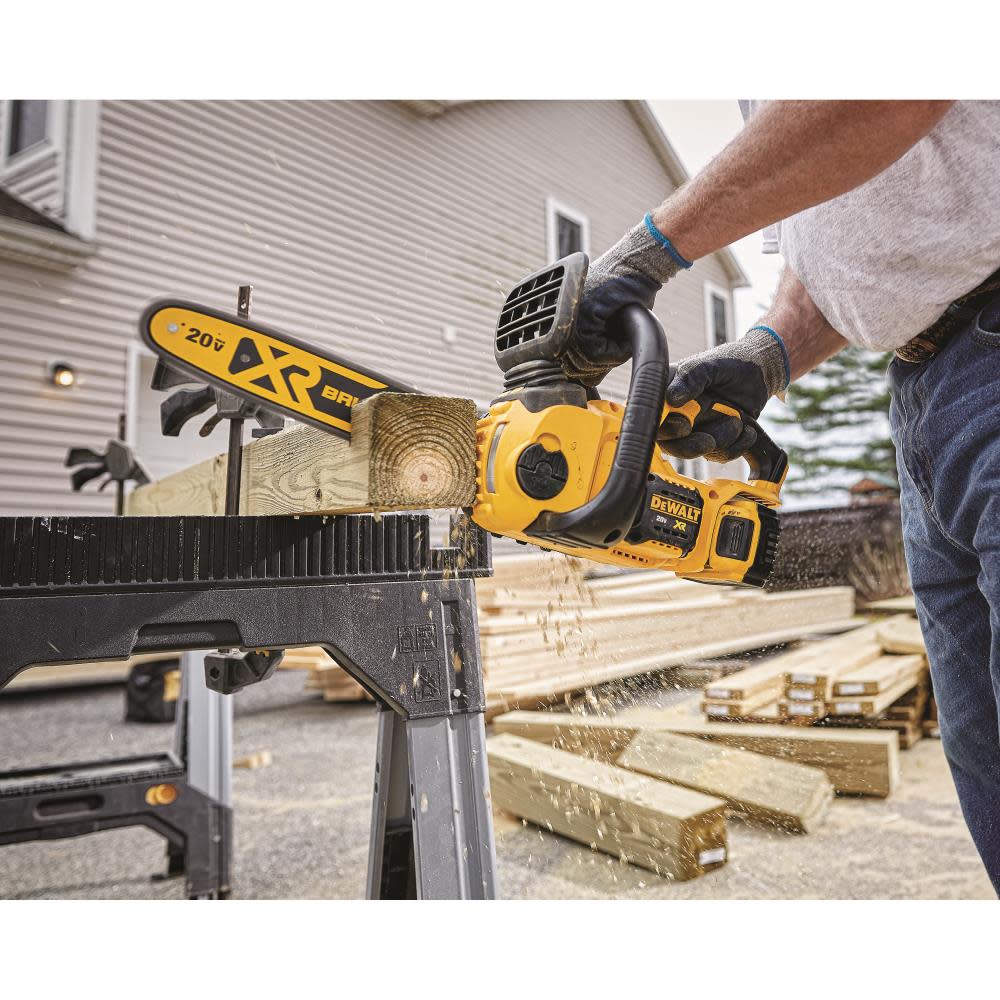 DEWALT 20V MAX 12″ Chainsaw Kit with Extra 12″ Chain - Ascmtools