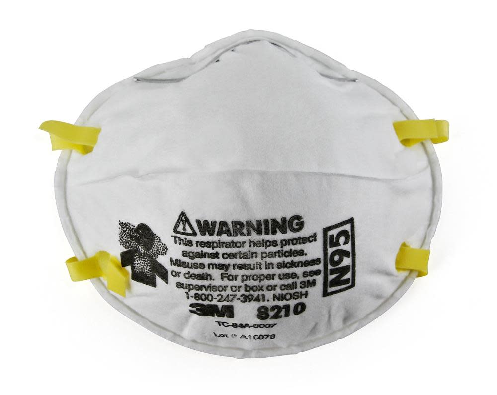 3M 8210 N95 Safety Mask Disposable 20 Pack - Ascmtools