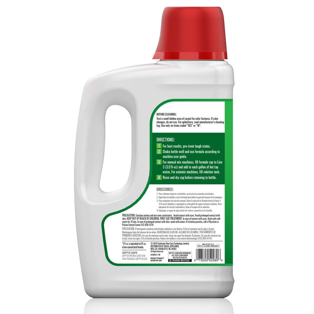 Hoover Residential Vacuum Renewal Carpet Cleaner Solution Deep Cleaning 64oz - Ascmtools
