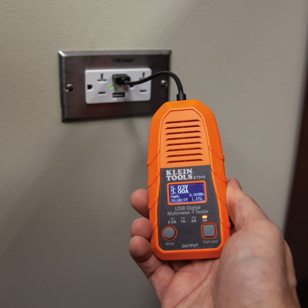Klein Tools USB Digital Meter and Tester USB-A - Ascmtools