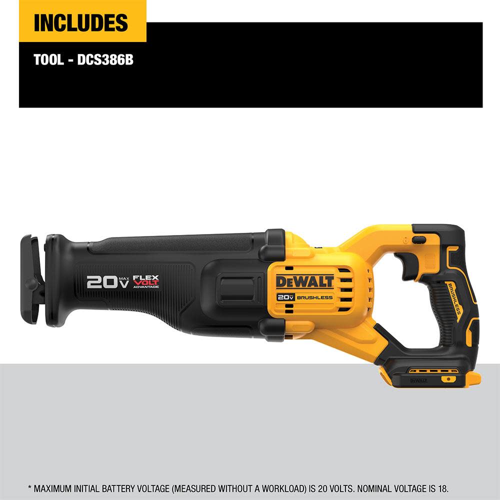 DEWALT 20V MAX Reciprocating Saw with FLEXV ADVANTAGE Bare Tool - Ascmtools