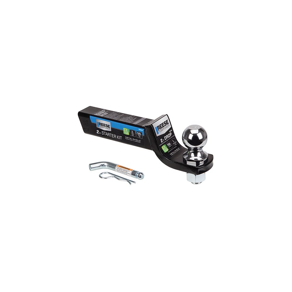 Reese 2″ 7500 lbs Trailer Hitch Ball Mount Starter Kit - Ascmtools