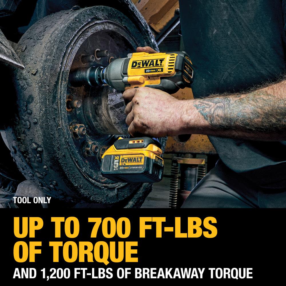 DEWALT 20V MAX XR 1/2″ Impact Wrench with Detent Pin Anvil Bare Tool - Ascmtools