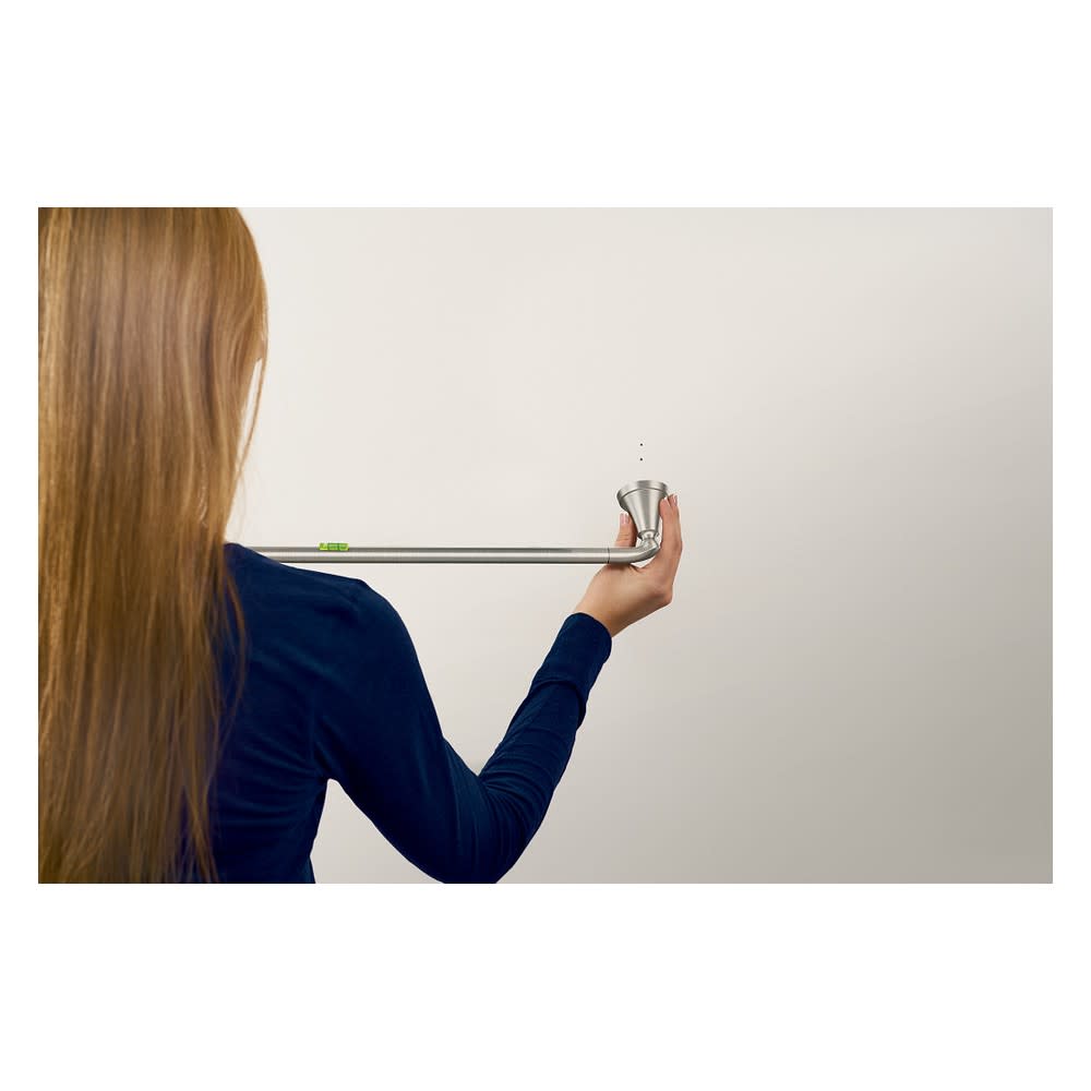 Moen Tiffin Brushed Nickel 18″ Towel Bar with Press & Mark Stamp - Ascmtools