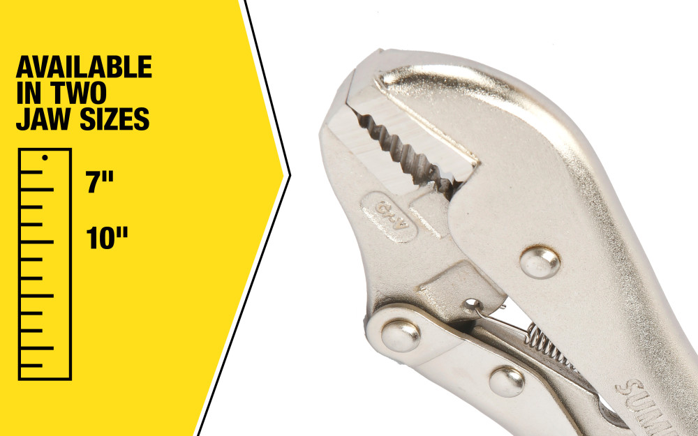 Sumner SLP7 Straight Jaw Locking Pliers 7″ - Ascmtools