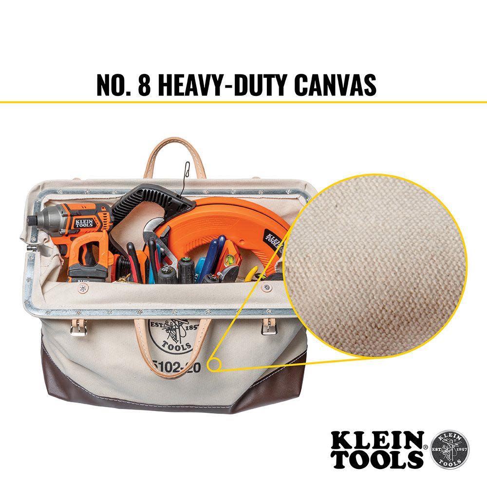 Klein Tools 20″ Canvas Tool Bag - Ascmtools