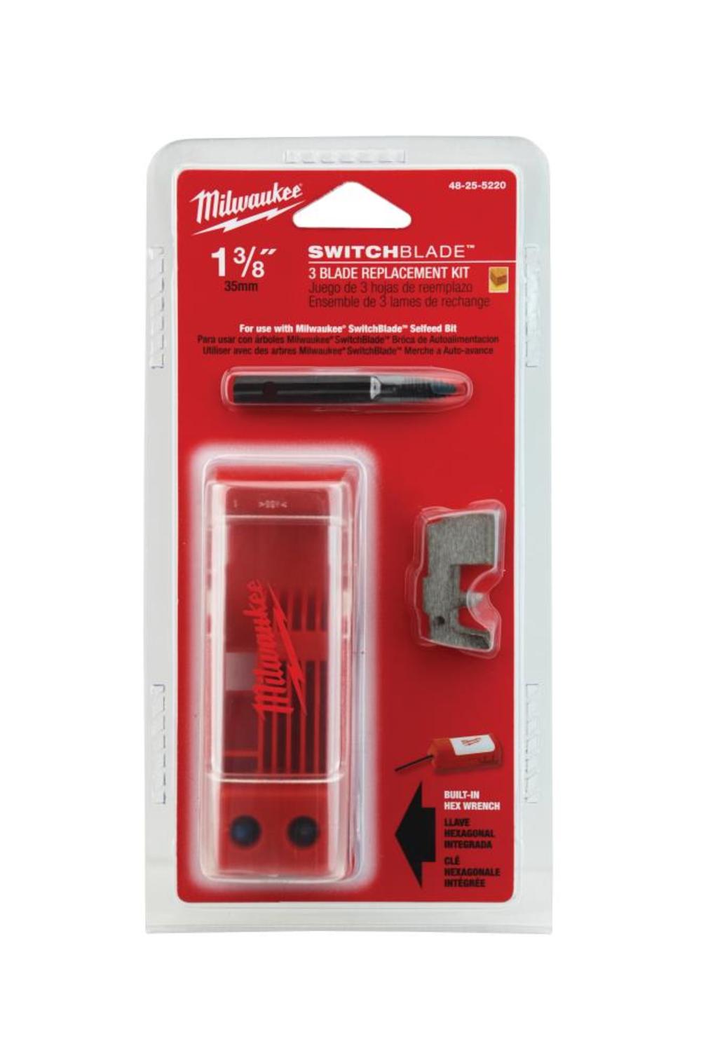 Milwaukee 1-3/8 in. SwitchBlade 3 Blade Replacement Kit - Ascmtools