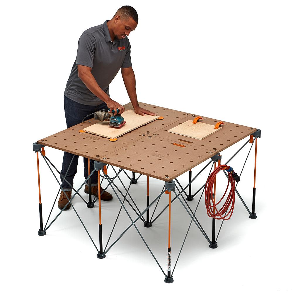 Bora Portamate Centipede 4′ x 6′ Unit with Table Top 3pk and Carry Bag 3pk Bundle - Ascmtools