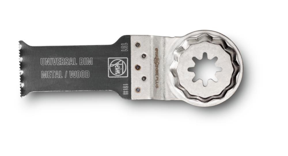 Fein E-Cut Universal Oscillating Tool Saw Blade 50pk Width 1 1/8″ Length 2 3/8″ - Ascmtools