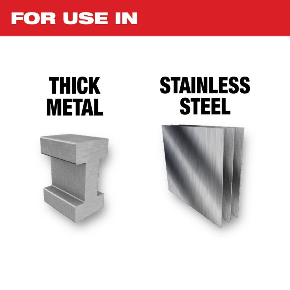 Milwaukee 12″ 7TPI The TORCH with Carbide Teeth 5PK - Ascmtools