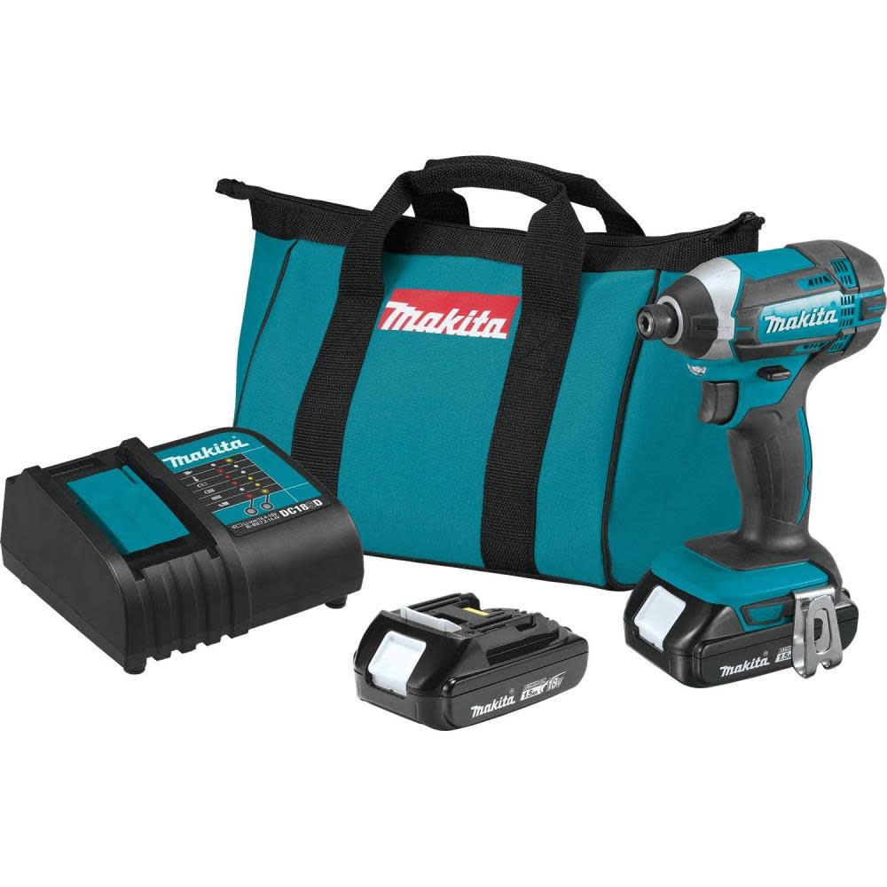 Makita 18V LXT Lithium-Ion Compact Cordless Impact Driver Kit (1.5Ah) - Ascmtools