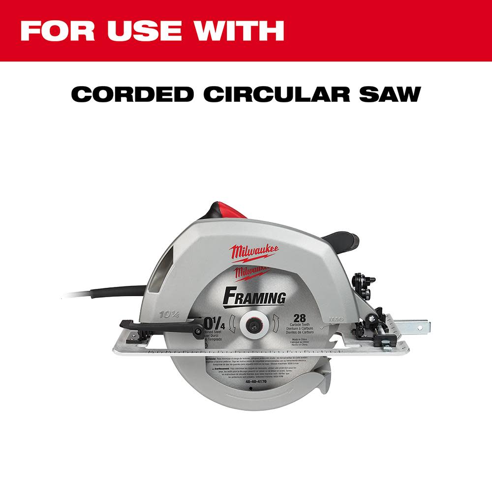 Milwaukee 10-1/4 in. 28T Framing Circular Saw Blade - Ascmtools