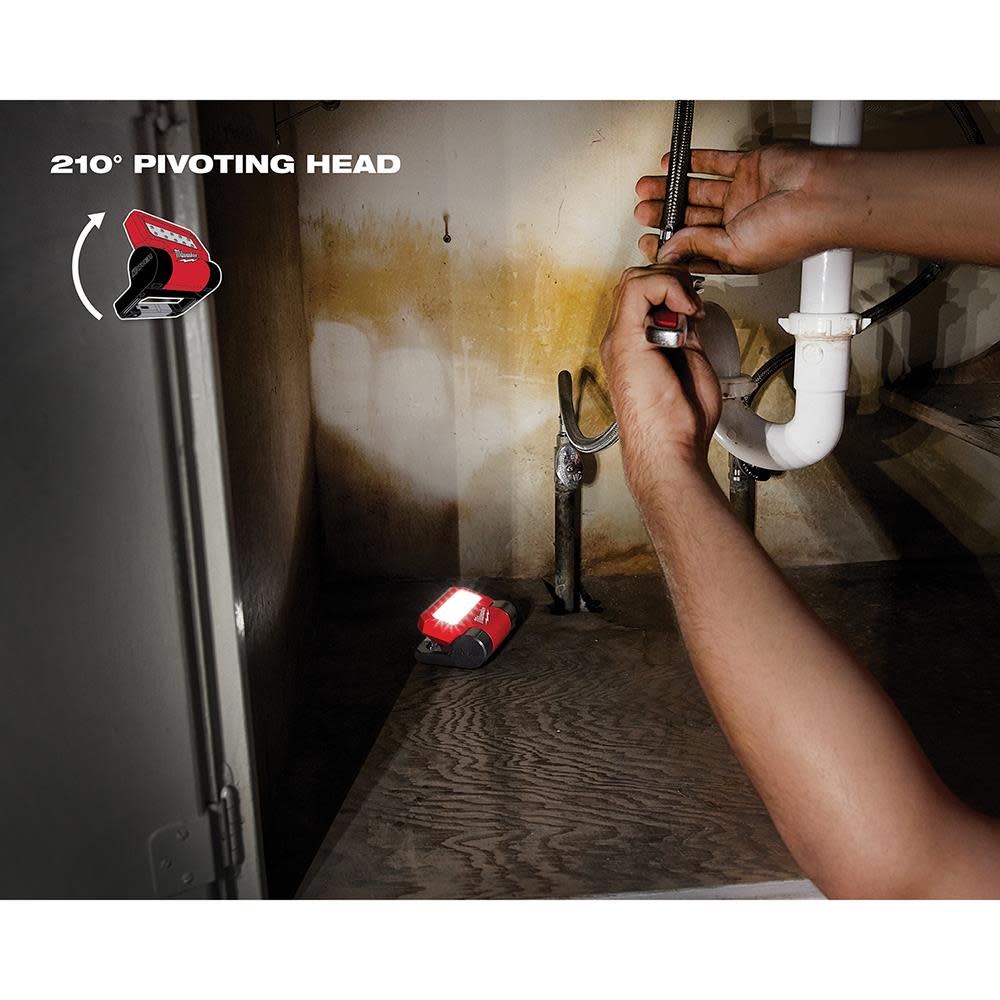 Milwaukee USB Rechargeable Rover Pivoting LED Flood Light - Ascmtools