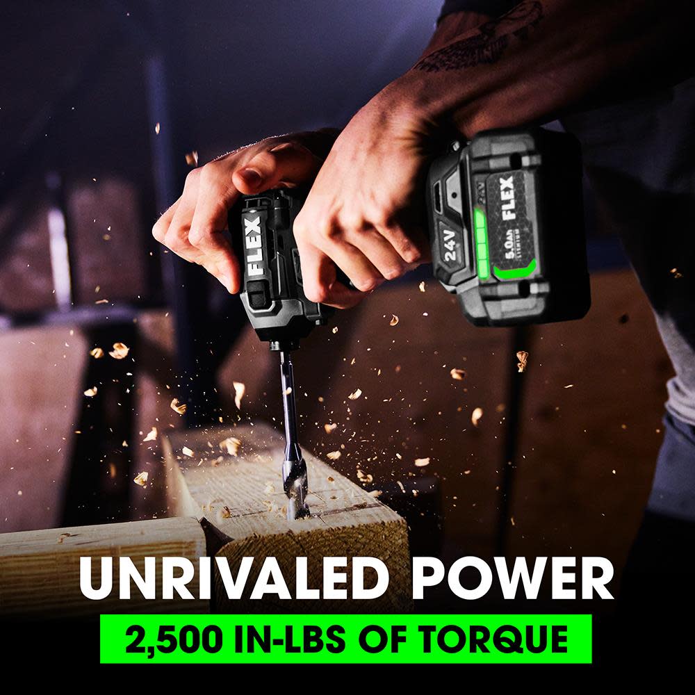 FLEX 1/4-In. Quick Eject Hex Impact Driver With Multi-Mode Kit - Ascmtools