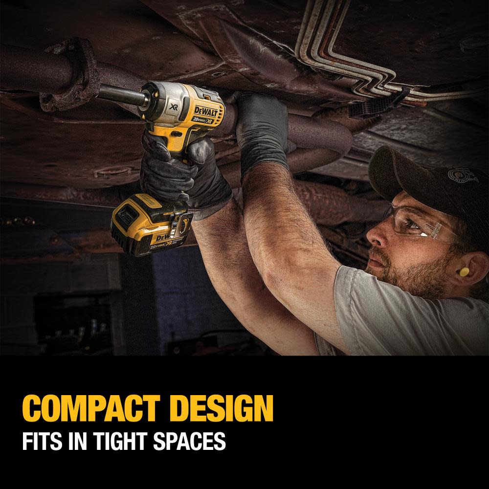 DEWALT 20-volt MAX XR 3/8-in Compact Impact Wrench Kit - Ascmtools