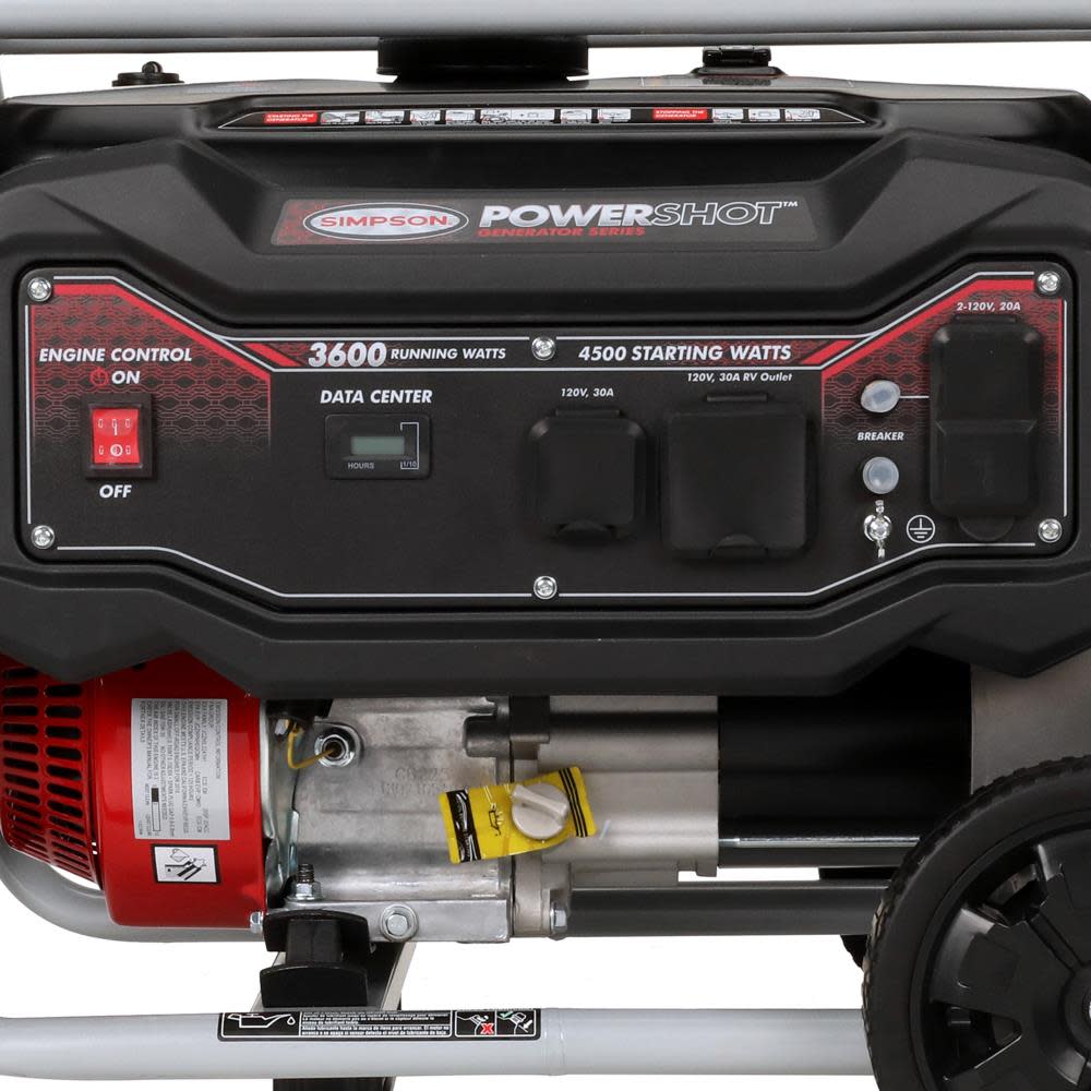 Simpson PowerShot Generator Portable 3600with 4500W - Ascmtools