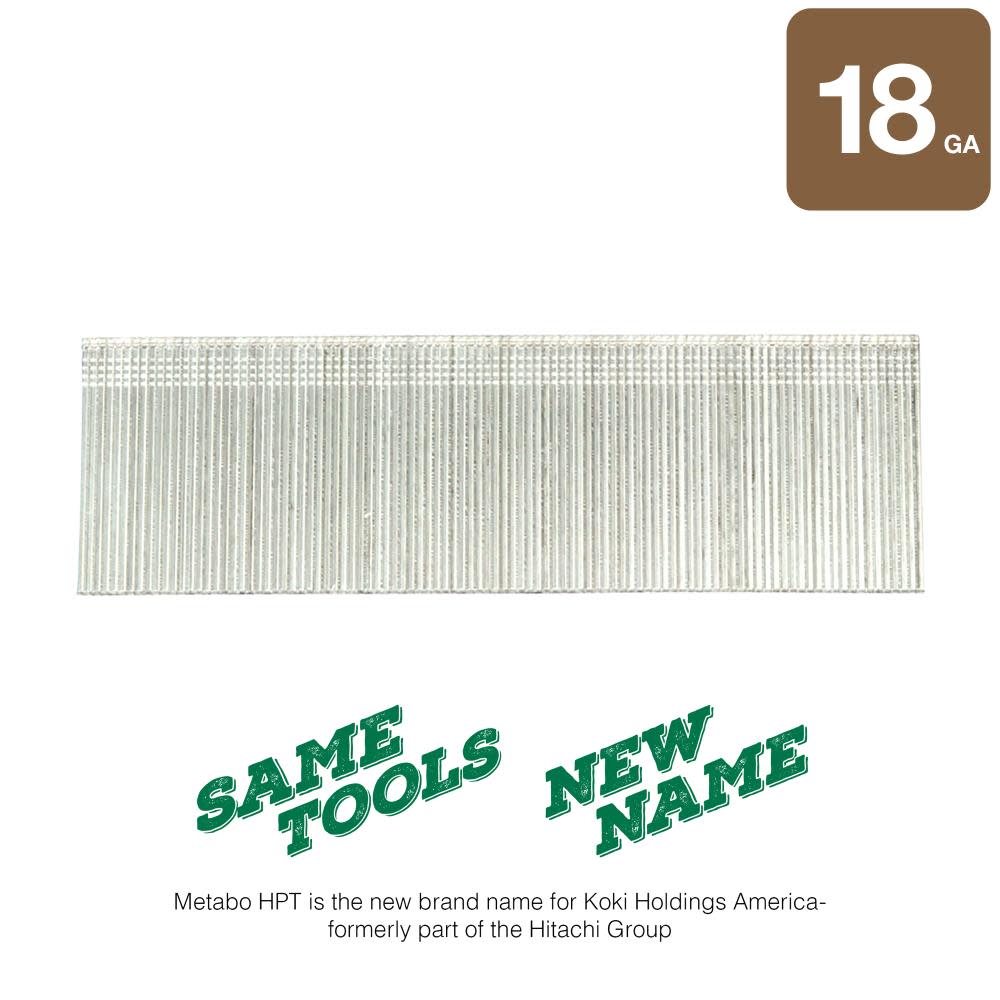 Metabo HPT 1 1/2″ 18 Gauge Brad Finish Nails 5000pk - Ascmtools