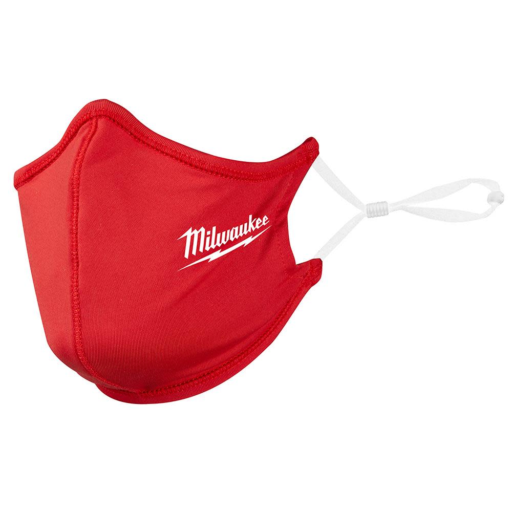 Milwaukee 10PK Red 2-Layer Face Mask - Ascmtools