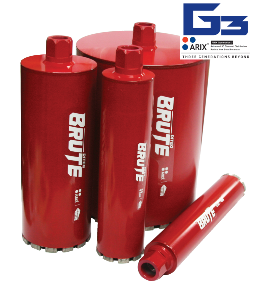 Diteq 4″ Brute Wet Only Concrete Core Bits - Ascmtools