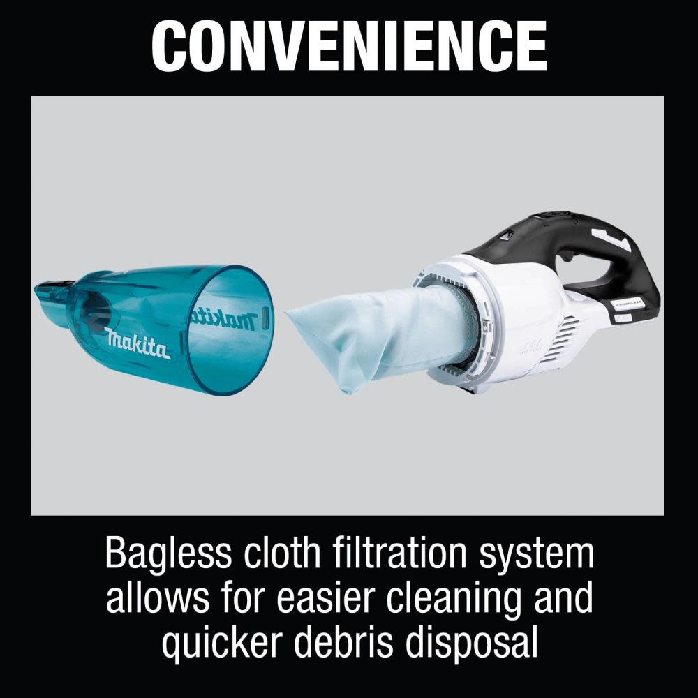 Makita 18V LXT Vacuum Trigger with Lock Bare Tool - Ascmtools