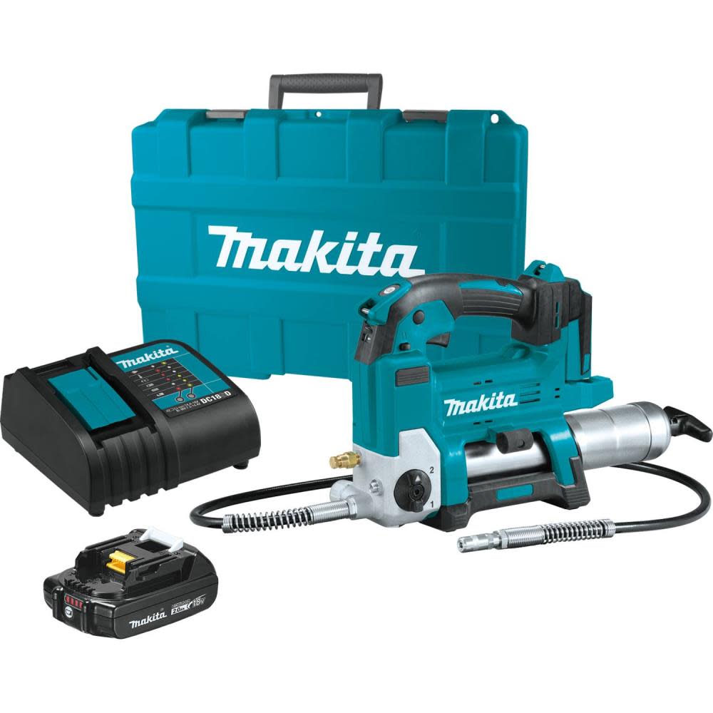 Makita 18V LXT Grease Gun Kit Lithium Ion Grease Gun Kit - Ascmtools