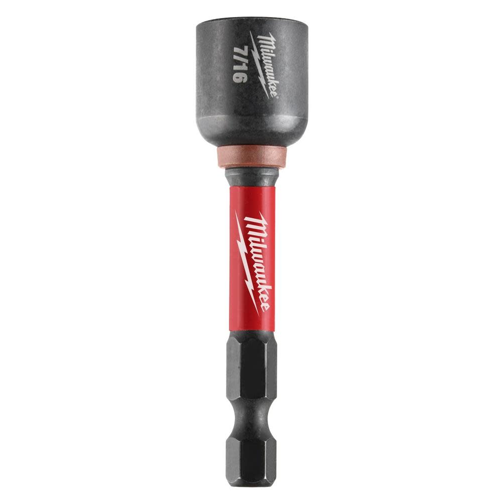 Milwaukee SHOCKWAVE Impact Duty 7/16 x 2 9/16″ Magnetic Nut Driver 10pk - Ascmtools
