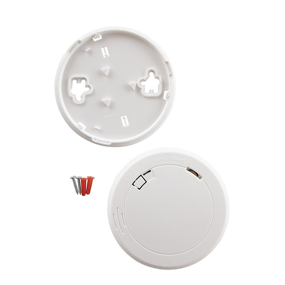 First Alert 10-Year Sealed Battery Photoelectric Smoke Alarm with Slim Design - Ascmtools