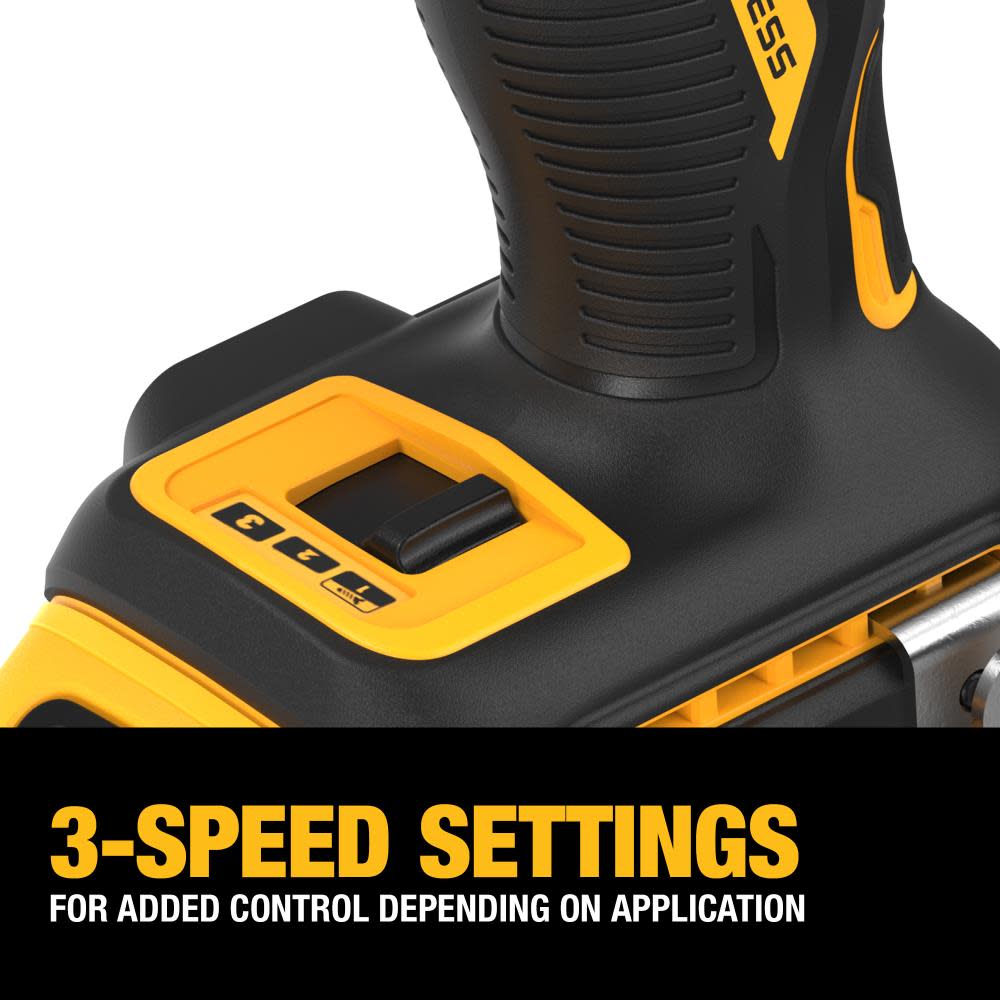 DEWALT ATOMIC 20V MAX Impact Driver Kit 1/4″ 3 Speed Brushless Cordless - Ascmtools