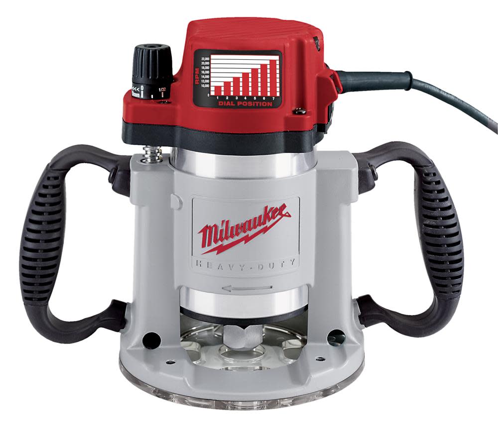 Milwaukee 3-1/2 Max HP Fixed-Base Production Router - Ascmtools