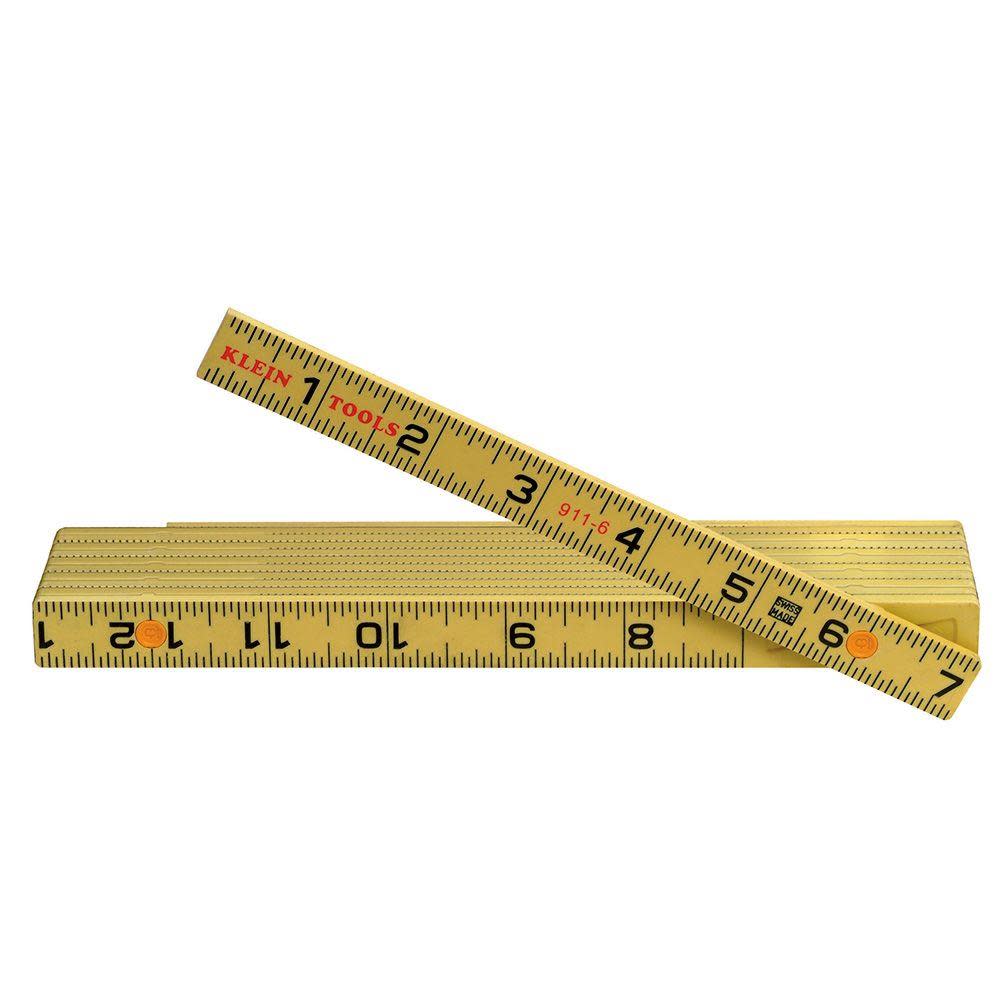 Klein Tools Fiberglass Folding Rule Outer Read - Ascmtools