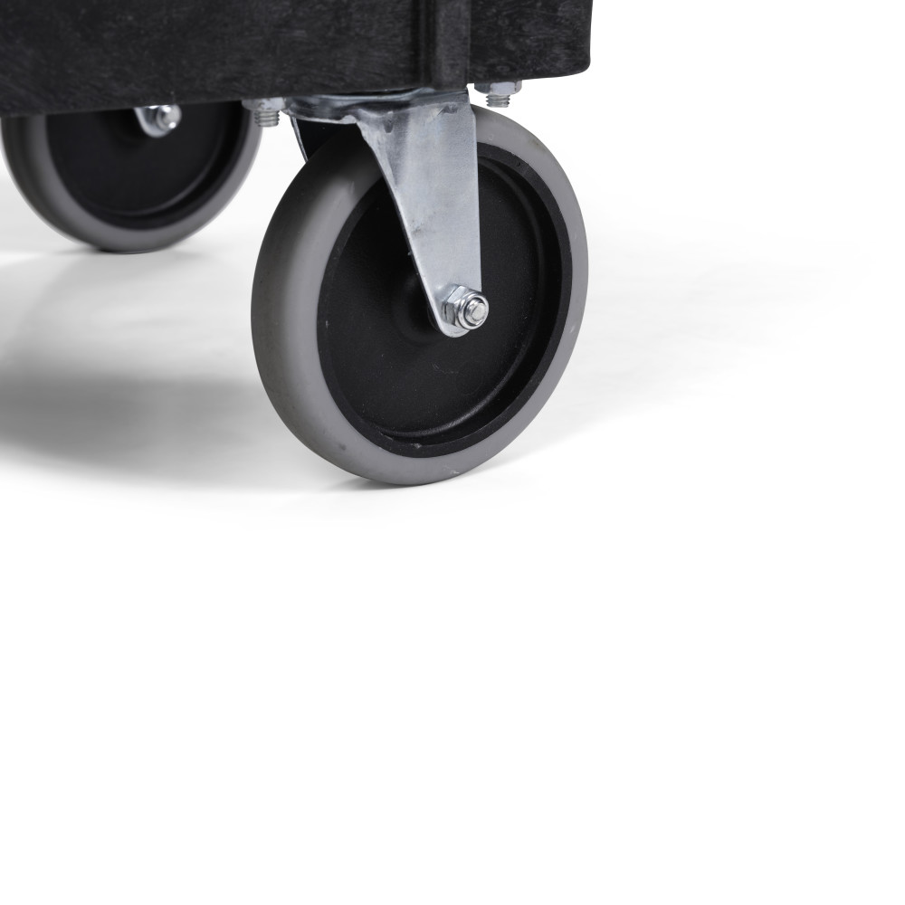 Toter Material Handling Utility Cart with Lipped Top and Ergo Handle - Ascmtools