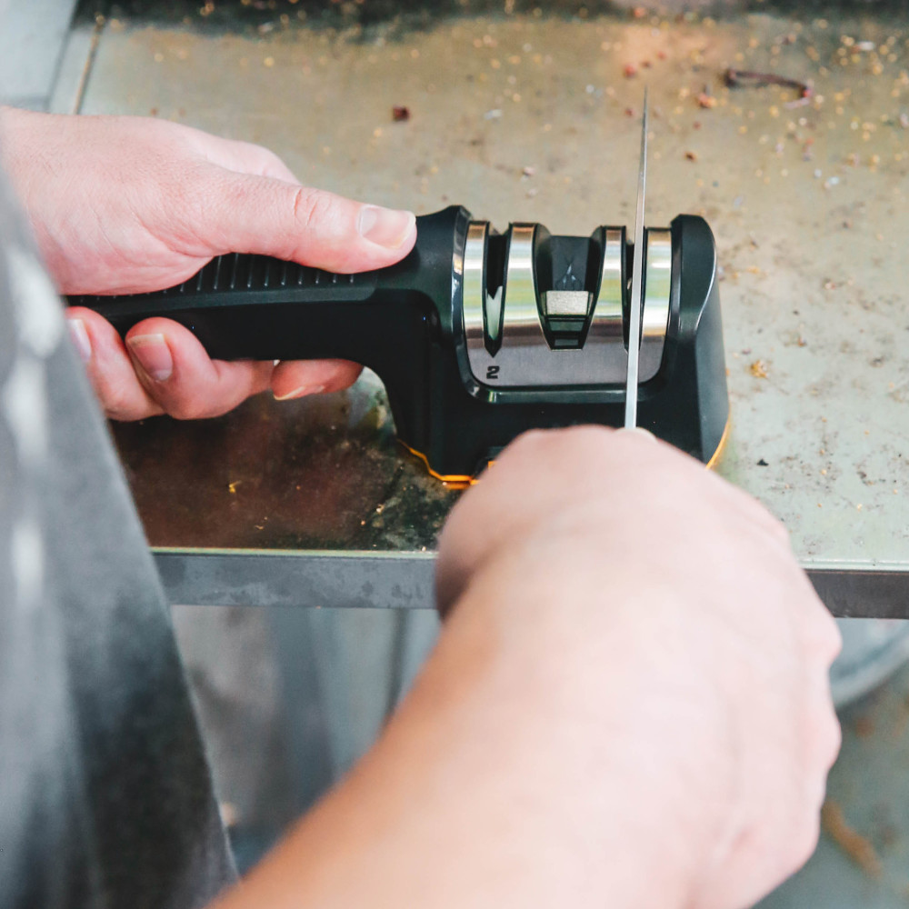 Work Sharp Handheld Manual Pull Through Kitchen Knife Sharpener - Ascmtools