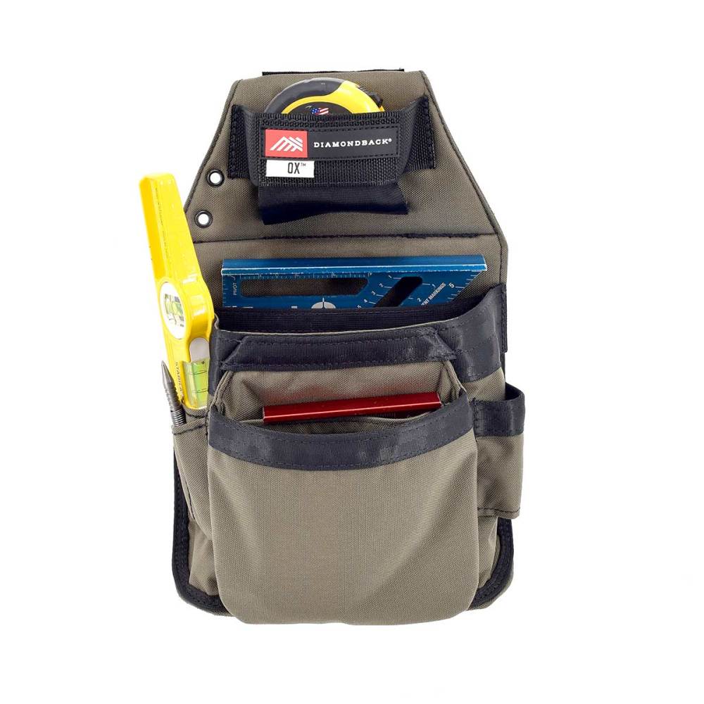 Diamondback Toolbelts Ranger Green Left Side Ox 2.0 Tool Pouch - Ascmtools