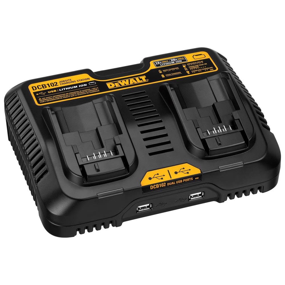 DEWALT 12-20V MAX DUAL PORT FAST CHARGER - Ascmtools