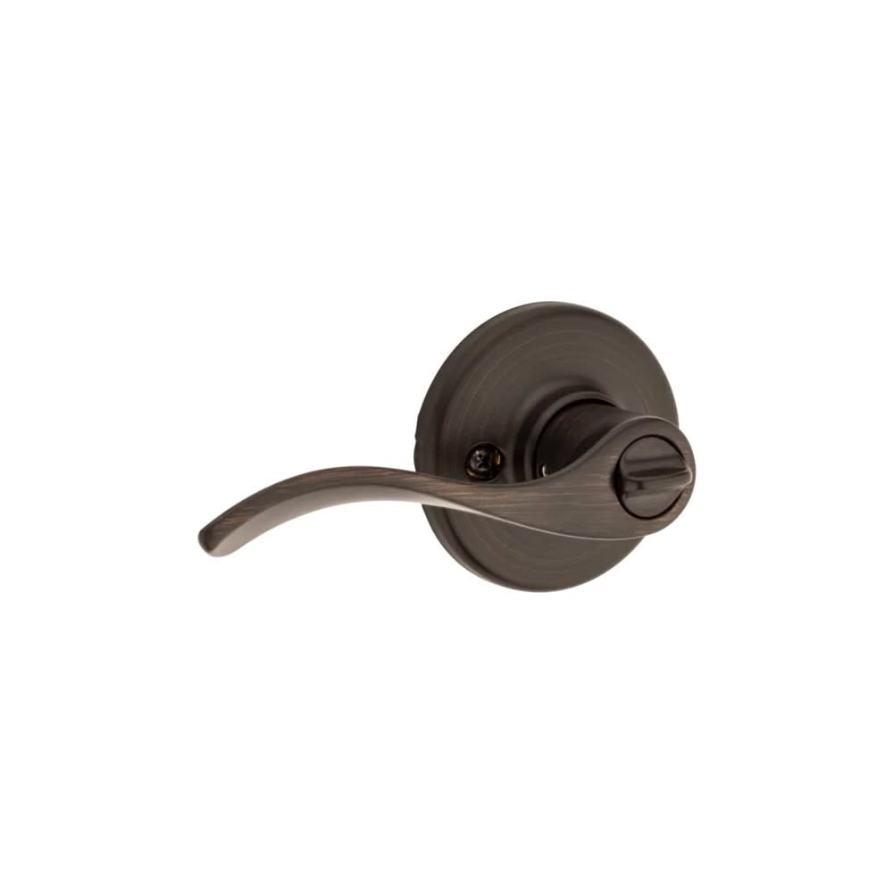 Kwikset Venetian Bronze Bed/Bath Balboa Privacy Door Lever - Ascmtools