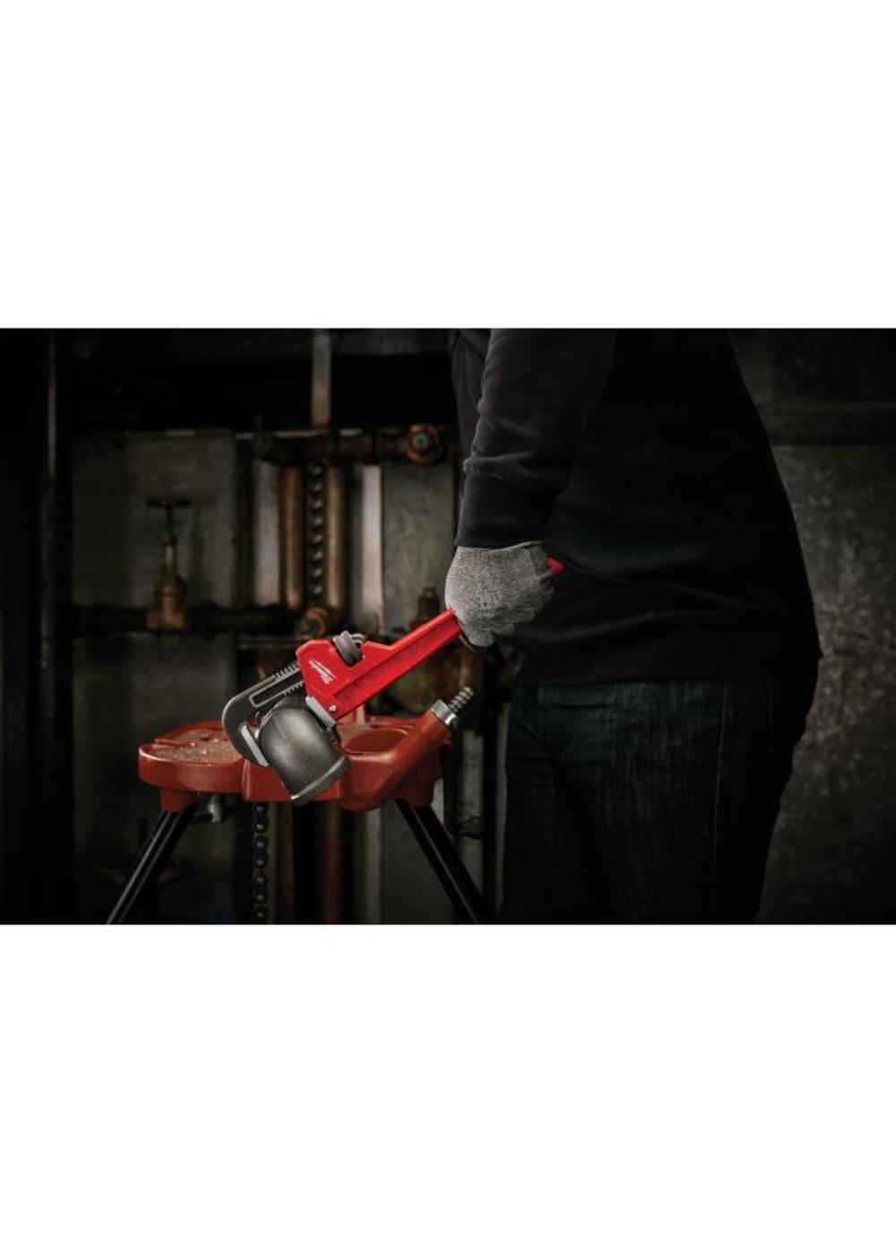 Milwaukee 12 in. Steel Pipe Wrench - Ascmtools