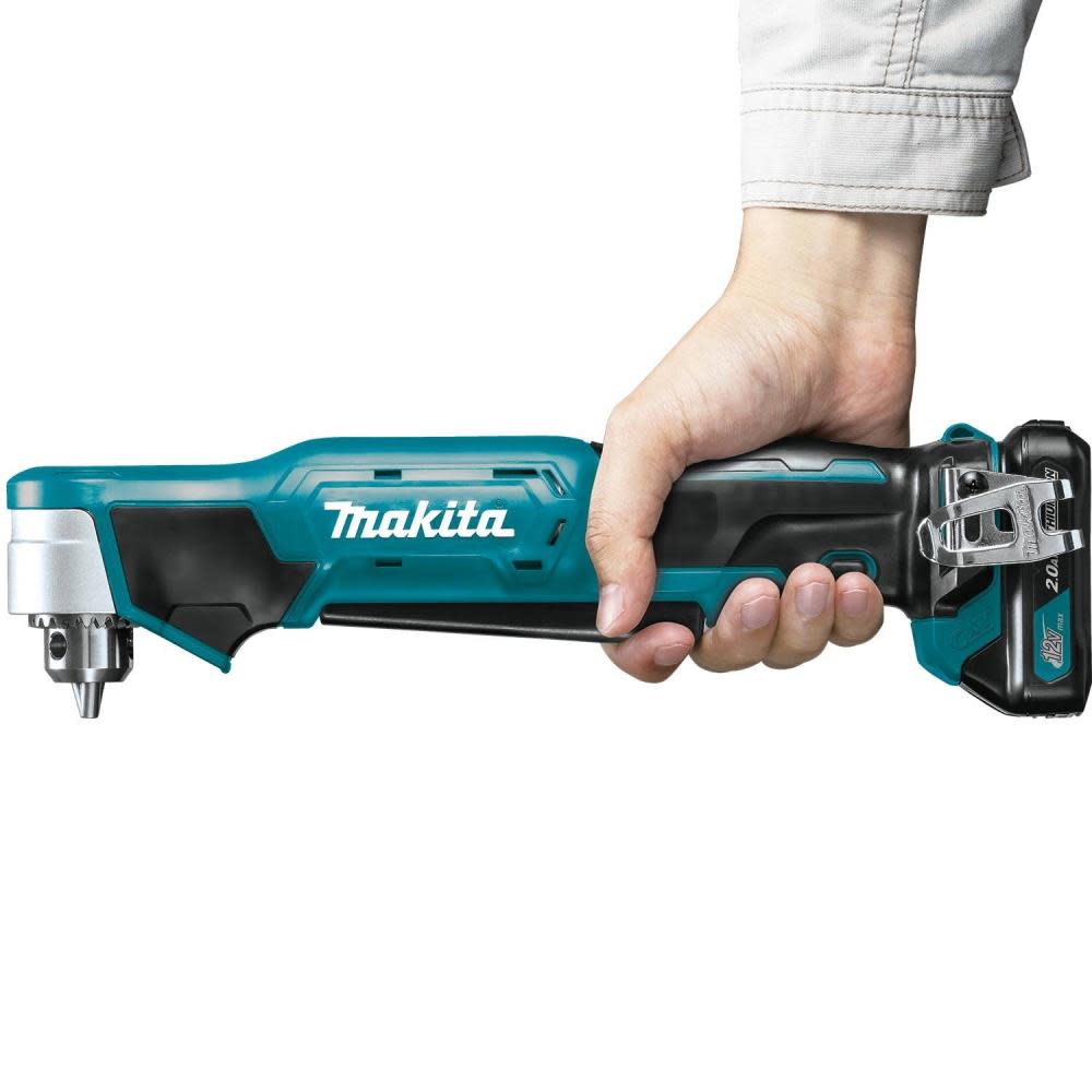 Makita 12V Max CXT Lithium-Ion Cordless 3/8 In. Right Angle Drill Kit (2.0Ah) - Ascmtools