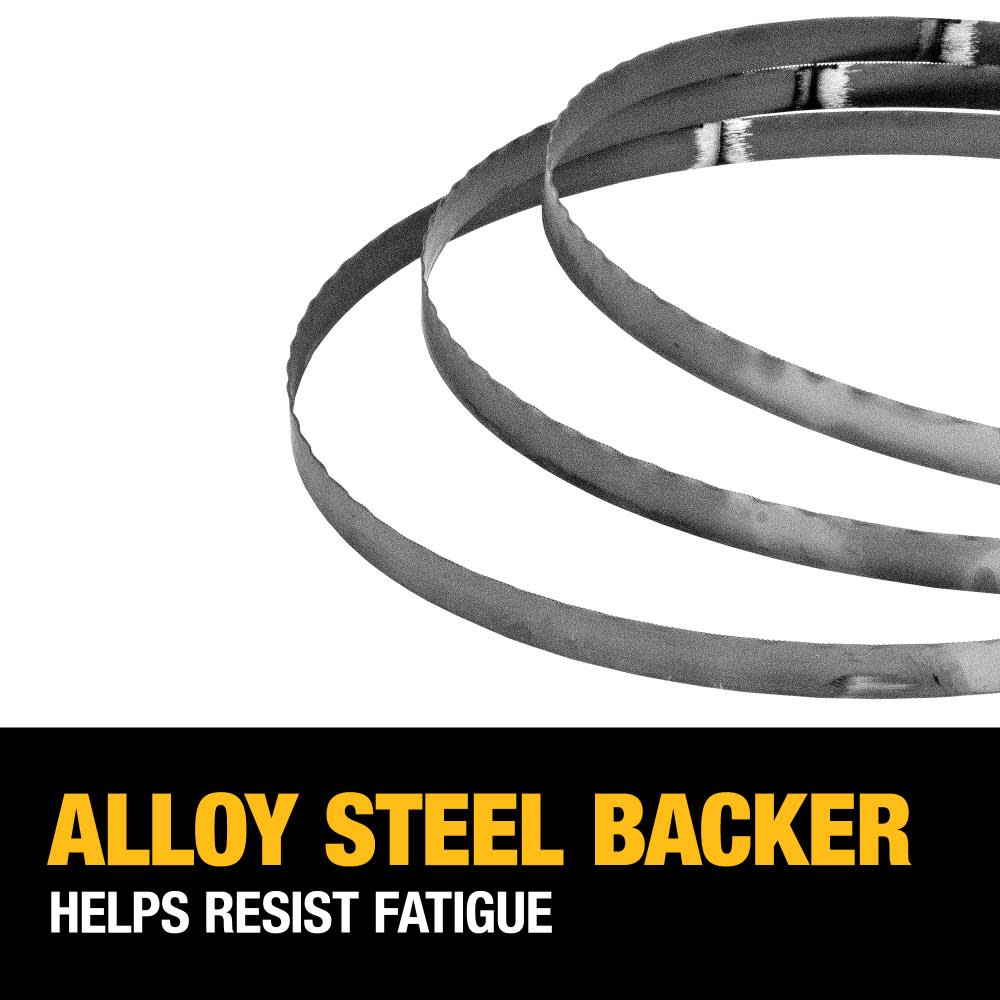 DEWALT 18 TPI Band Saw Blades (3) - Ascmtools